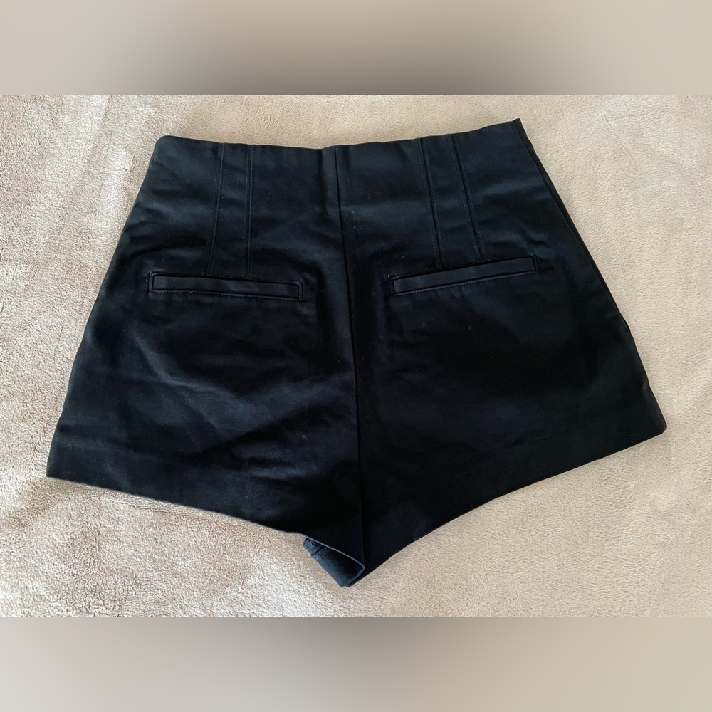 Silence + Noise High Waist Black Shorts - Picture 4 of 6